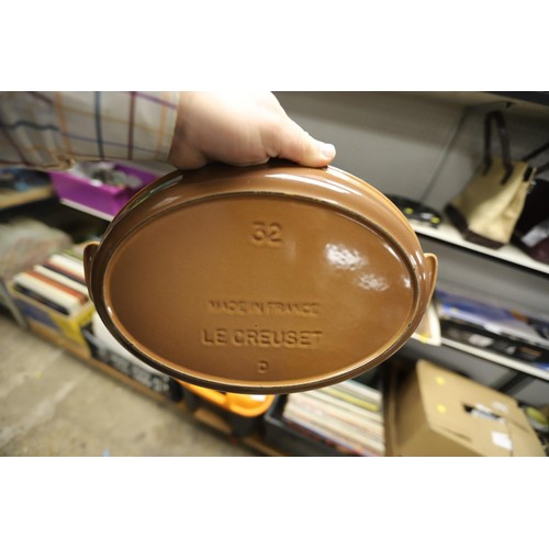 227 - 3 Le Creuset roasting dishes