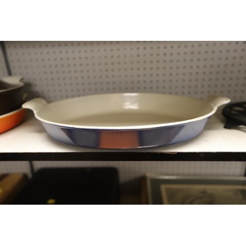 227 - 3 Le Creuset roasting dishes