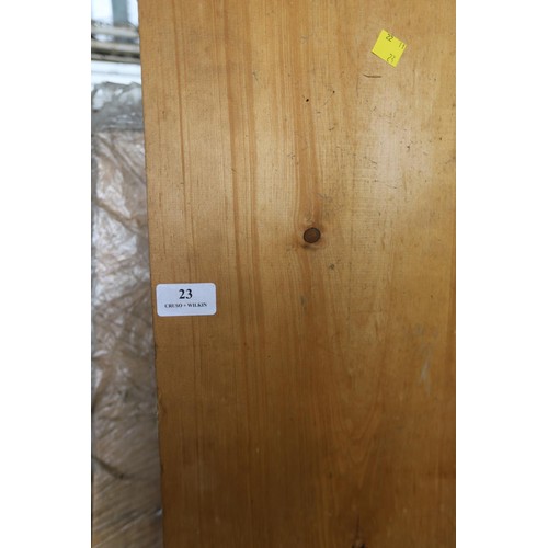 23 - Qty of timber incl 2 pieces of 9 1/2 inch by 1 1/2 inch