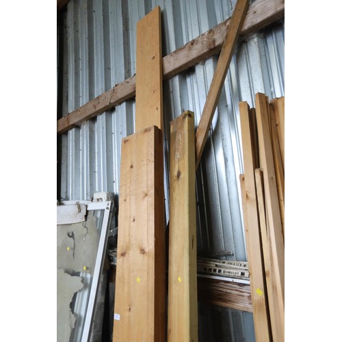 23 - Qty of timber incl 2 pieces of 9 1/2 inch by 1 1/2 inch