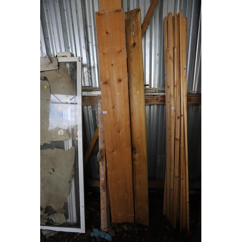 23 - Qty of timber incl 2 pieces of 9 1/2 inch by 1 1/2 inch