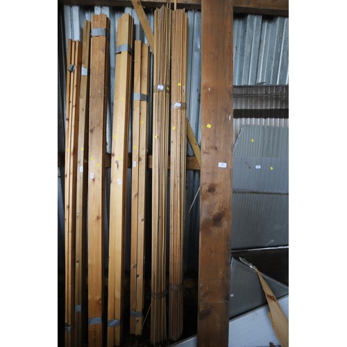 46 - Bundle of various moulding timber, incl beading etc