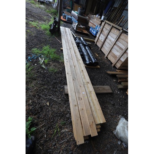 57 - 25 pieces 4“ x 3/4  Timber