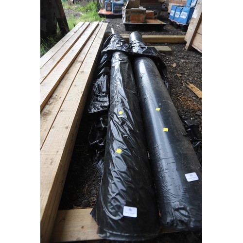 58 - Large roll of black plastic