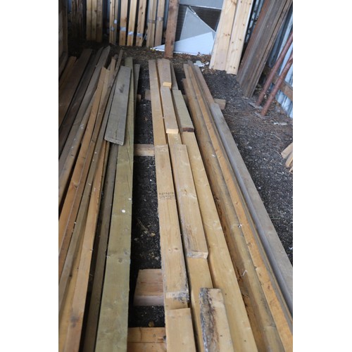 61 - Various timber lengths of 3 1/2 inch by 1 3/4