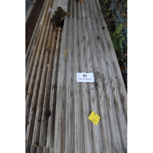 81 - Large qty of various decking