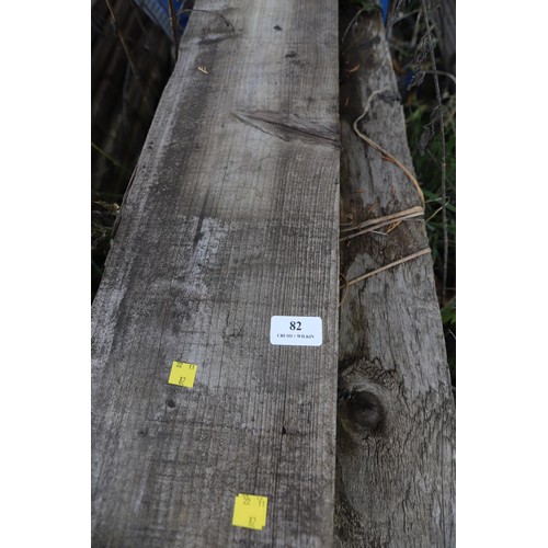 82 - 5x various length planks 8” x 2”