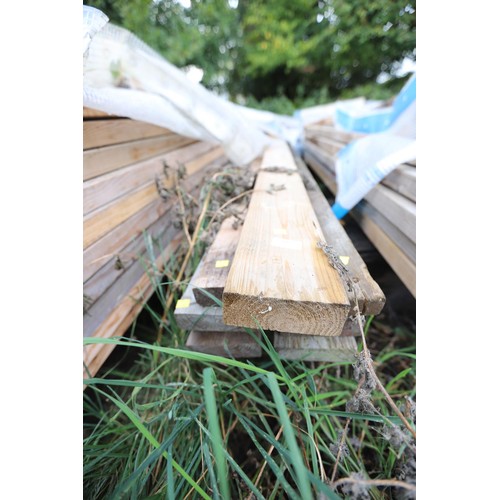 119 - 8 long length of various timber 4.5” x 2”