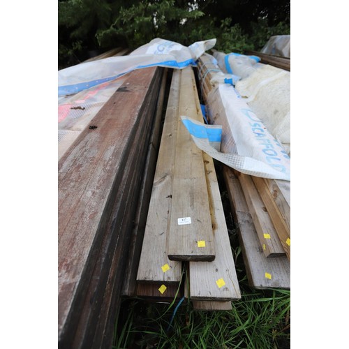 127 - 9 long lengths 4.5” x 2” Timber