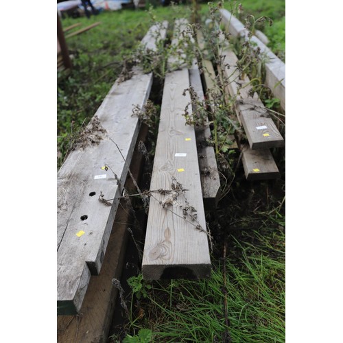 143 - Qty of various lengths of timber various sizes