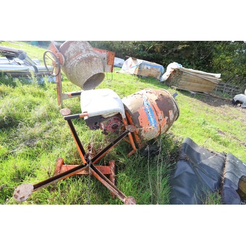 184 - Petrol cement mixer as found