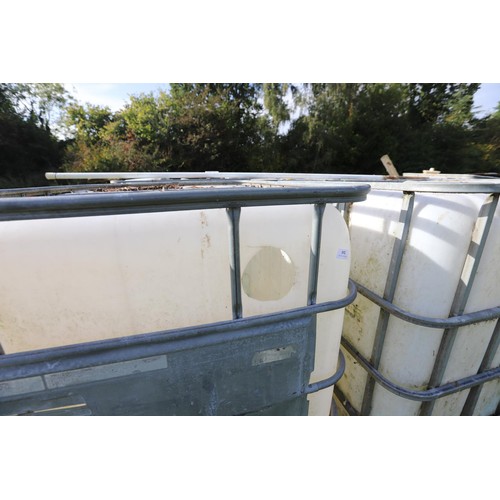 192 - 2 x 1000 ltr tanks