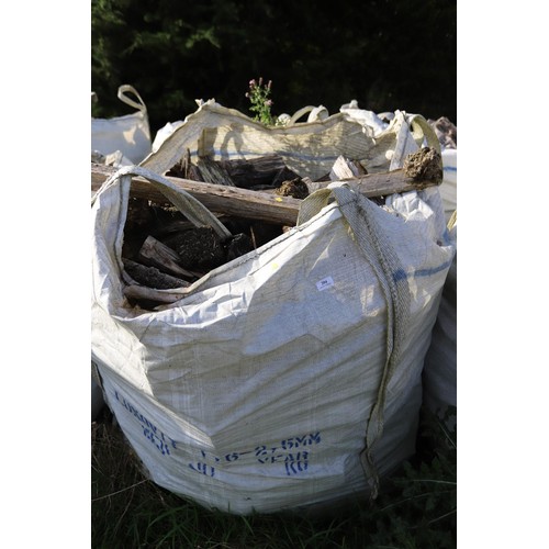 204 - 2 x ton bags of split firewood