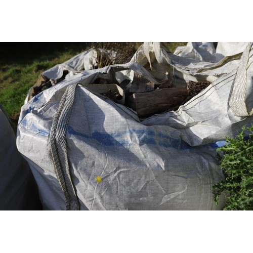 204 - 2 x ton bags of split firewood