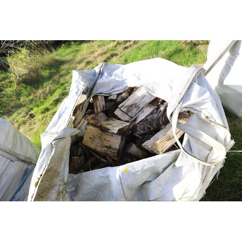 206 - 2 x ton bags of split firewood