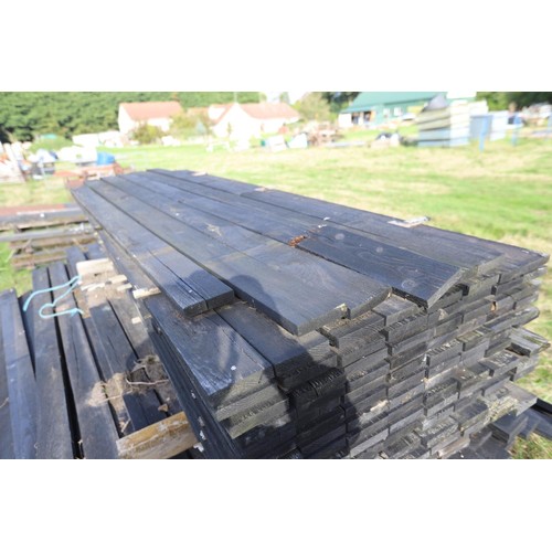 213 - Large qty of treated fence timber