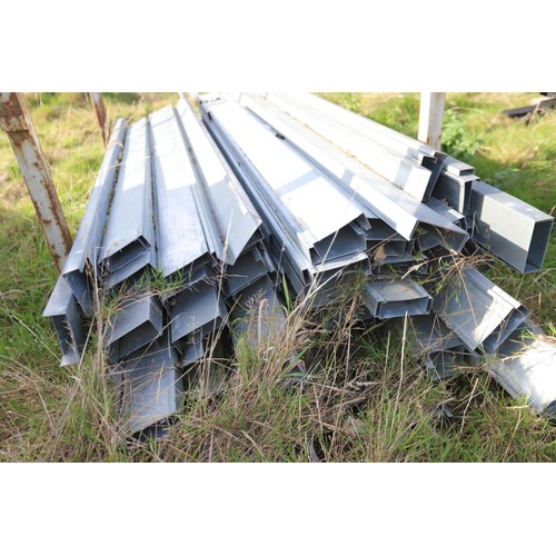 214 - Large qty of galvanised C-section 50×160×50×3000