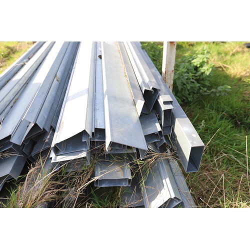 214 - Large qty of galvanised C-section 50×160×50×3000