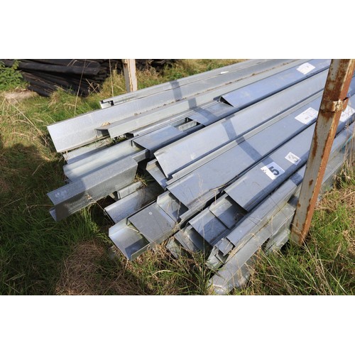 214 - Large qty of galvanised C-section 50×160×50×3000