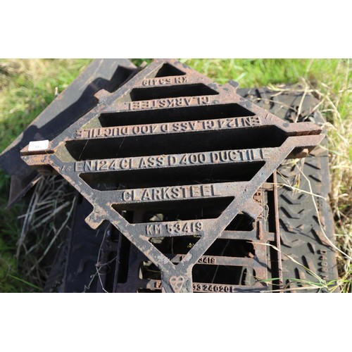 248 - Qty of various manhole covers & frames