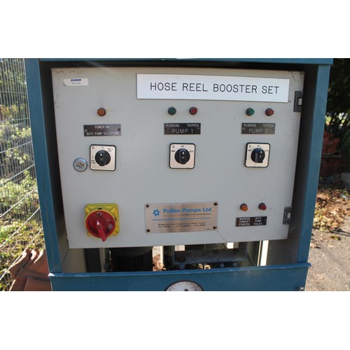 356 - Hose real booster set pumping station - sold as seen