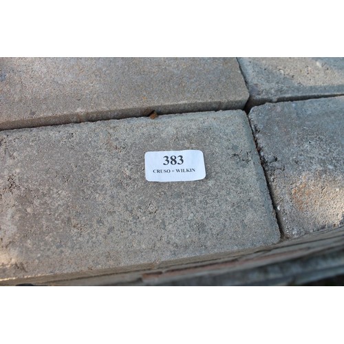 383 - 2 x pallets of driveway weaving blocks