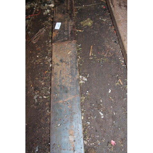 415 - 2 x large flat bar steel 4”wide