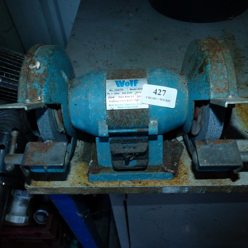 427 - Wolf grinder – To be rewired tested and installed by qualified electrician