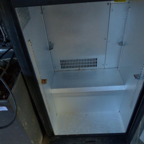 441 - Auronumis glass fronted fridge – passed electric pat test- to be tested rewired and installed by qua... 