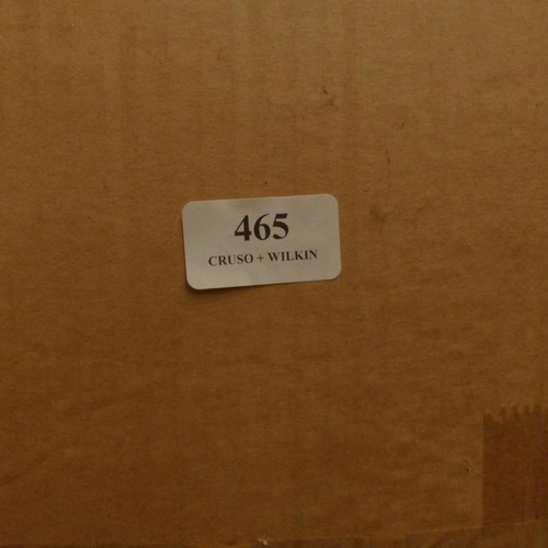 465 - 4 x boxes of rectangular hinge lid boxes sizes 225 mm x 166 mm x 60mm