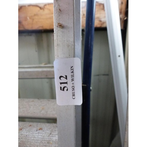 512 - Aluminium loft ladder & 4 way ladder