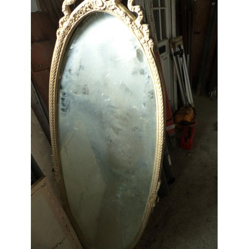 519 - Large qty of various mirrors & glass