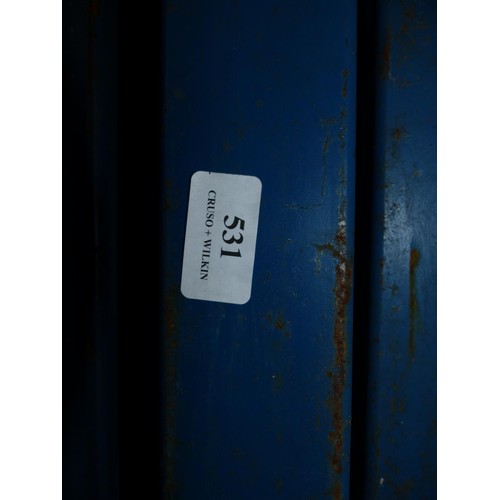 531 - Large qty of metal side rail supports