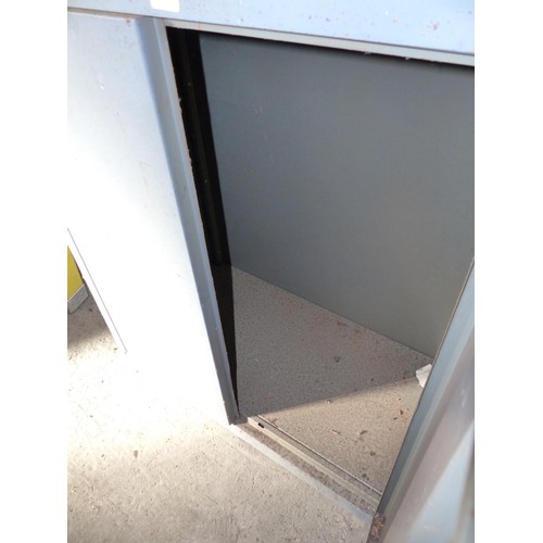 538 - Small double door steel cabinet