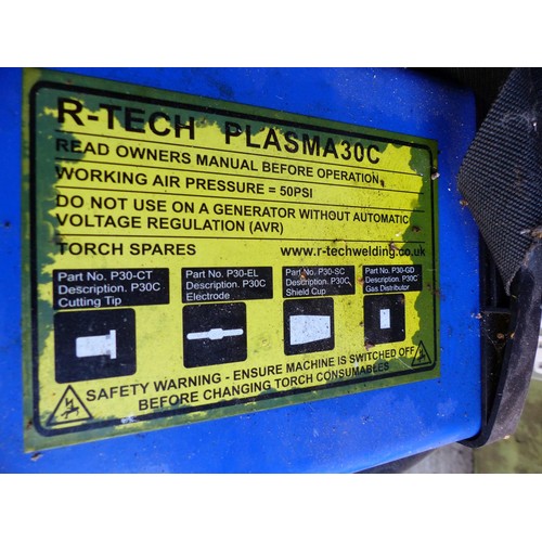 555 - R - Tech welding equipment plasma 30 C - to be tested rewired & installed by qualified electrician