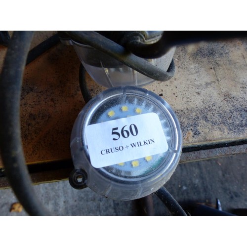 560 - LED string light lead -passed electric pat test- to be tested installed and rewired by qualified ele... 