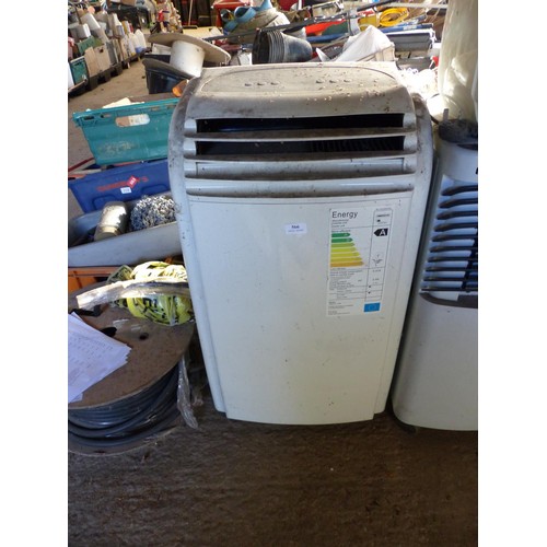 566 - Air-conditioning unit, Clark air air-conditioning & dehumidifier unit & dehumidifier (3 items) – pas... 