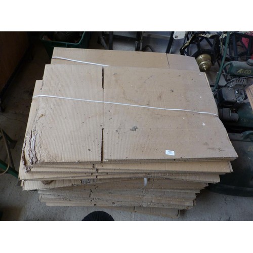 587 - Pallet containing qty of cardboard boxes (flat pack)