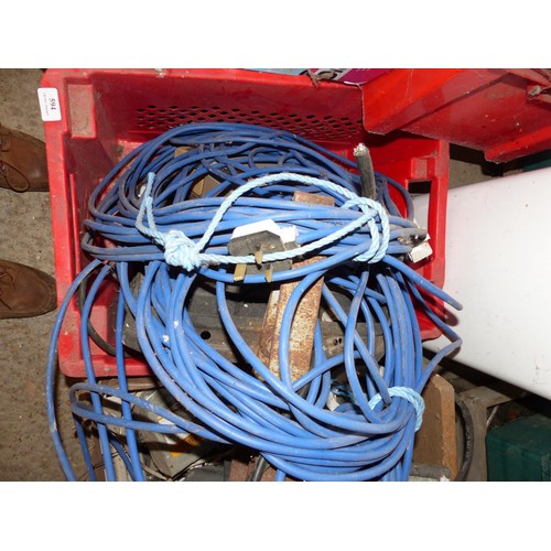 594 - 10 boxes of various electrical misc, etc – all electrics to be tested rewired and installed by quali... 