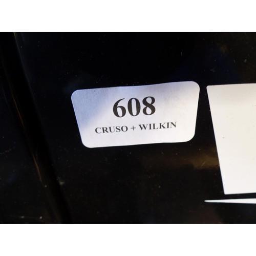 608 - Vulcan welding cabinet with contents