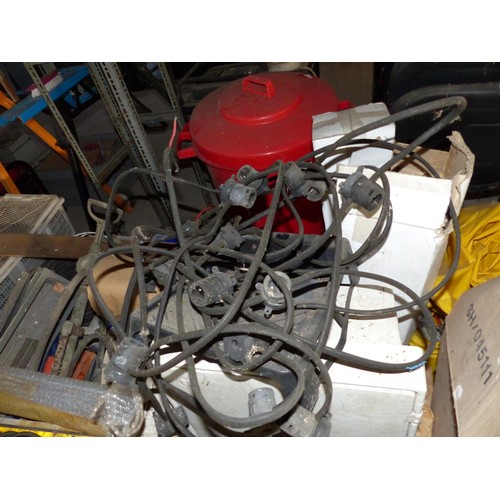 611 - 2 x pallets incl large amount of various garage misc etc - all electricals to be tested rewired and ... 