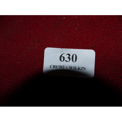 630 - 2 x red office chairs & 2 x Black office chairs