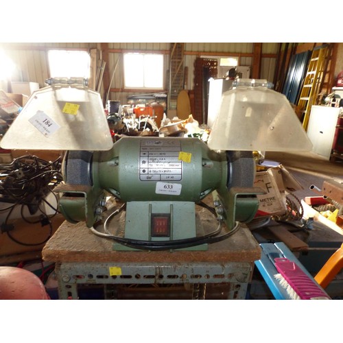 633 - 6” angle grinder on stand – to be tested rewired & installed by qualified electrician