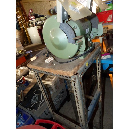 633 - 6” angle grinder on stand – to be tested rewired & installed by qualified electrician