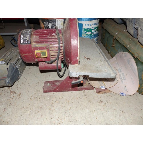 643 - Rexon bench sander - to be tested rewired & installed by qualified electrician