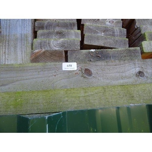 658 - Large bundle of various timber