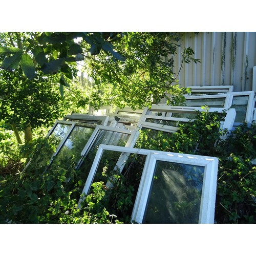 681 - Large qty of various PVC windows/frames etc