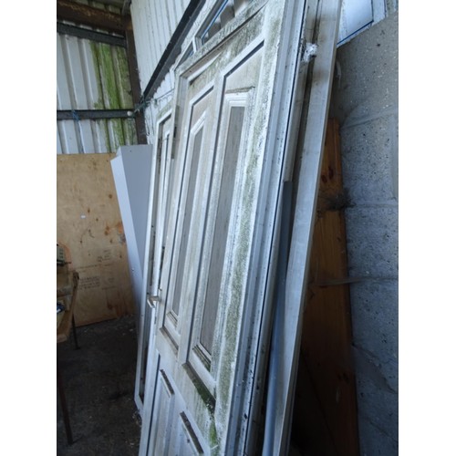 685 - Qty of PVC doors & frames