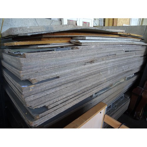 703 - Large qty of 8’ x 4’ chipboard