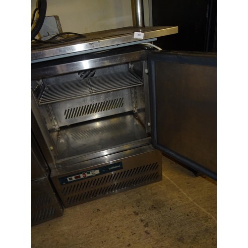 768 - 2 x under the counter Williams stainless steel fridges & warm lamp – passed electric pat test -to be... 